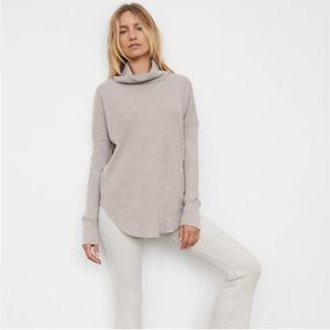 Aritzia The Group Babaton Waffle Knit Thermal Sweater
